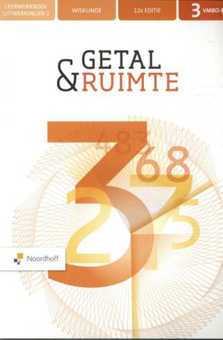 9789001575991 - Getal en ruimte (12e ed) 3 vmbo-k leerwerkbk uitwerking dl 2