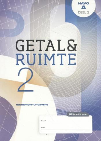 9789001593834 - Getal en ruimte (11e ed) havo wiskunde A deel 2 FLEX leerboek