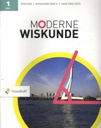9789001599508 - Moderne wiskunde 13e editie 1v antwoordenboek deel a
