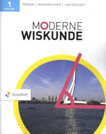 9789001599577 - Moderne wiskunde 13e editie 1 vmbo-kgt antwoordenboek deel b