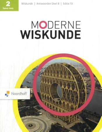 9789001600983 - Moderne wiskunde (ed 13.0) 2hv antwoordenboek deel b