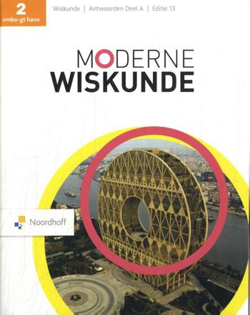 9789001600990 - Moderne wiskunde (ed 13.0) 2 vmbo-gt/h antwoordenboek dl a