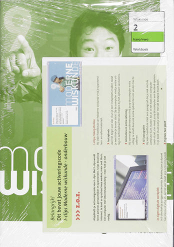 9789001604516 - Moderne wiskunde 9e editie 2hv werkboek (+ i-clips) (boek)