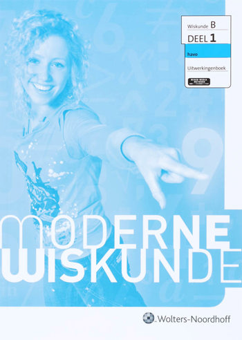 9789001607166 - Moderne wiskunde 9e ed 4h wisk-b uitwerkingenboek deel 1