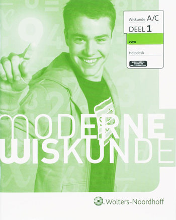 9789001607180 - Moderne wiskunde wiskunde-a/c 9e ed 1v helpdesk (+ i-clips)