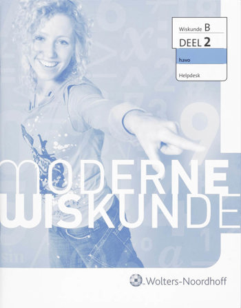 9789001607258 - Moderne wiskunde wiskunde-b 9e ed 2h helpdesk (+ i-clips)