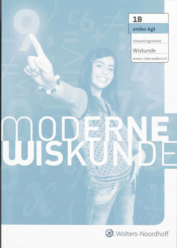 9789001702922 - Moderne wiskunde 9e editie 1 vmbo-kgt uitwerkingenboek dl b