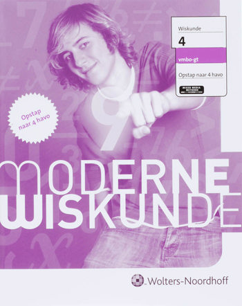 9789001709549 - Moderne wiskunde 9e editie 4 vmbo-gt opstap naar 4h