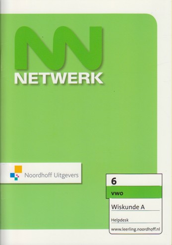 9789001711993 - Netwerk wiskunde-a 4e editie 6v helpdesk