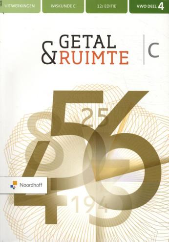9789001737191 - Getal en ruimte (12e ed) wiskunde-c vwo uitwerkingen deel 4