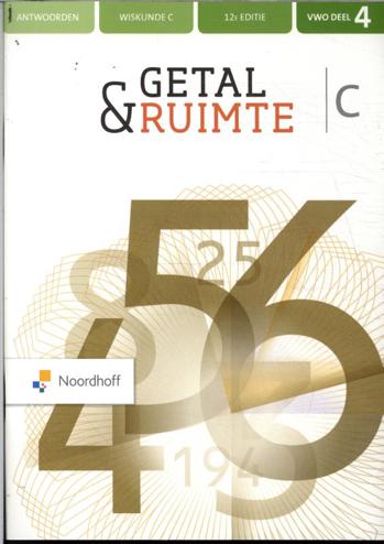 9789001737696 - Getal en ruimte (12e ed) wiskunde-c vwo antwoorden deel 4
