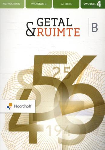 9789001738068 - Getal en ruimte (12e ed) wiskunde-b vwo antwoorden deel 4