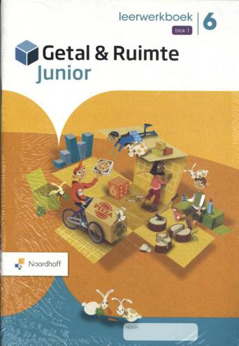 9789001751494 - Getal & ruimte junior leerwerkboek groep 6 blok 1 (5 ex)