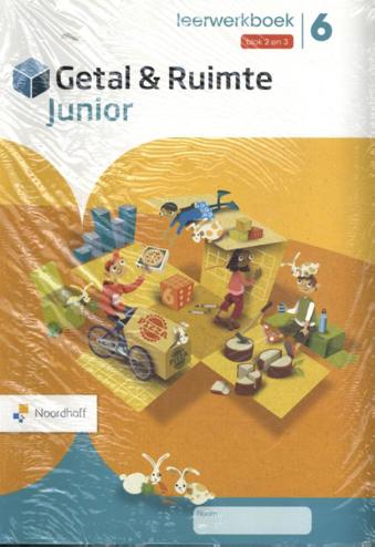 9789001751517 - Getal & ruimte junior leerwerkboek groep 6 blok 2 en 3 (5 ex)
