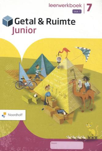 9789001751593 - Getal & ruimte junior leerwerkboek groep 7 blok 1 (5 ex)