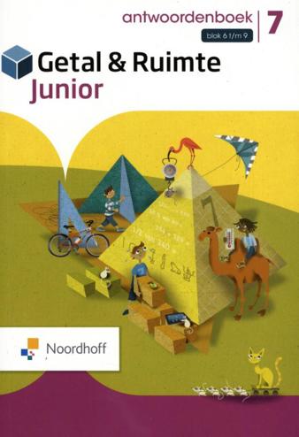 9789001751814 - Getal & ruimte junior antwoordenboek leerwerkbk groep 7 dl 2
