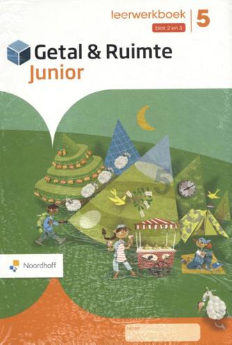 9789001751913 - Getal & ruimte junior leerwerkboek groep 5 blok 2 en 3 (5 ex)