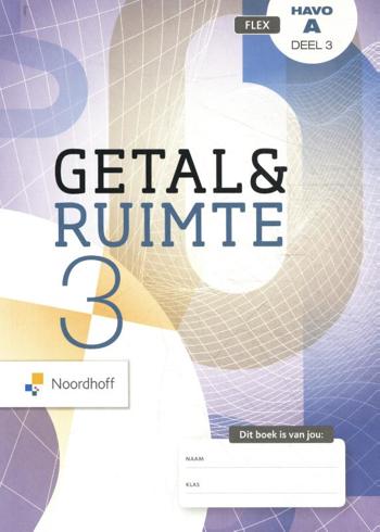 9789001751920 - Getal en ruimte (11e ed) havo wiskunde A deel 3 FLEX leerboek