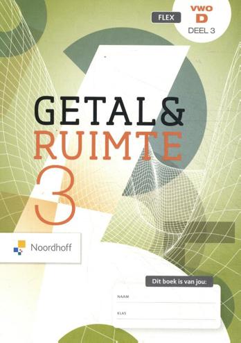9789001751982 - Getal en ruimte (11e ed) wiskunde-d vwo FLEX boek deel 3