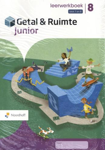 9789001752071 - Getal & ruimte junior leerwerkboek groep 8 blok 7 en 8 (5ex)
