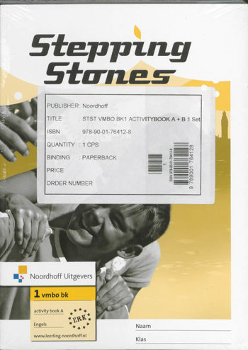 9789001764128 - Stepping stones (4e editie) 1 vmbo-bk activity book deel a+b
