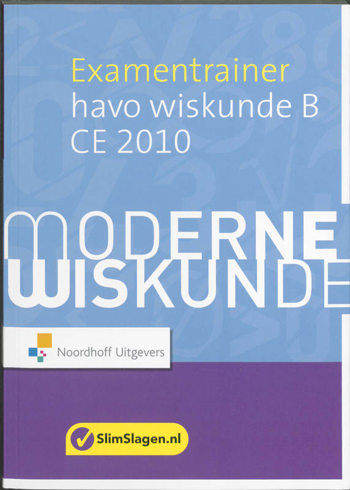 9789001765972 - Moderne wiskunde havo wiskunde b examentrainer 2010