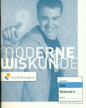 9789001771812 - Moderne wiskunde 9e ed 4h wisk-a helpdesk deel 1 (+ i-clips)
