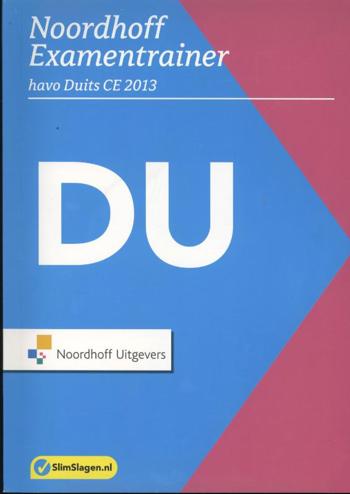 9789001787769 - Noordhoff ce 2013 havo examentrainer Duits