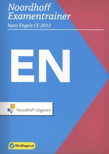 9789001787776 - Noordhoff ce 2013 havo examentrainer Engels