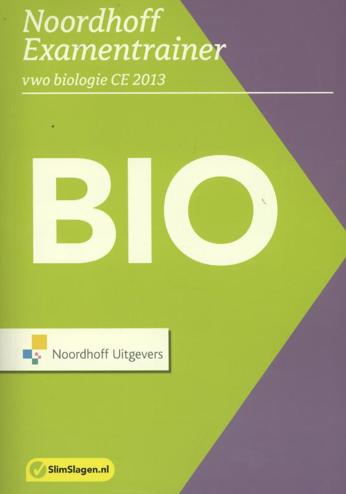9789001787844 - Noordhoff ce 2013 vwo examentrainer biologie