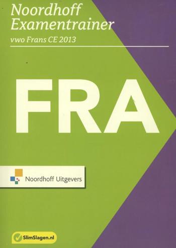9789001787875 - Noordhoff ce 2013 vwo examentrainer Frans