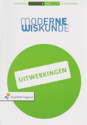 9789001797584 - Moderne wiskunde 10e ed 6v wiskunde-a uitwerkingenboek