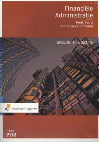 9789001816650 - Pdb financiële administratie werkboek