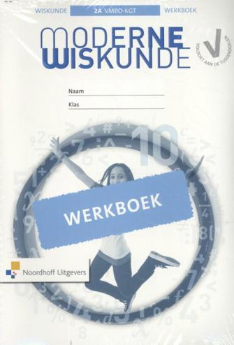 9789001821296 - Moderne wiskunde 10e editie 2 vmbo-kgt werkboek a+b