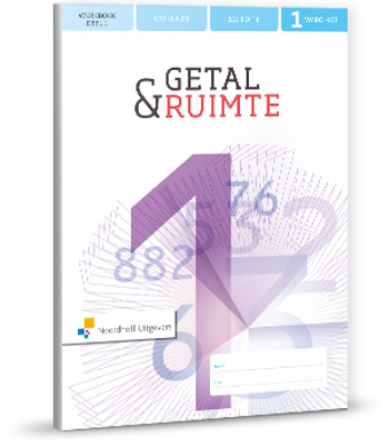 9789001826598 - Getal en ruimte (12e ed) 1 vmbo-kgt wb dl 1-2 (incl rek.kat)(+ online)