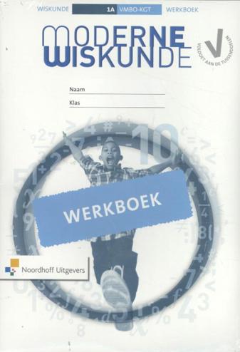 9789001830762 - Moderne wiskunde 10e editie 1 vmbo-kgt werkboek deel a+b