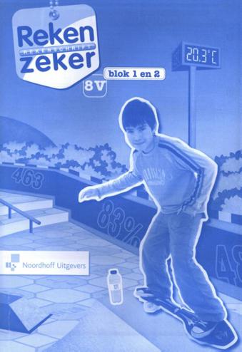 9789001839086 - Reken zeker 8v rekenschrift blok 1-2