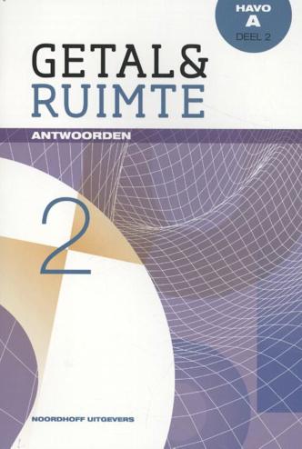 9789001842093 - Getal en ruimte (11e ed) wiskunde-a havo antwoorden deel 2
