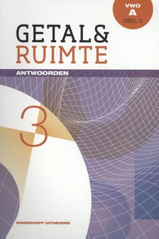 9789001842208 - Getal en ruimte (11e ed) wiskunde-a vwo antwoorden deel 3