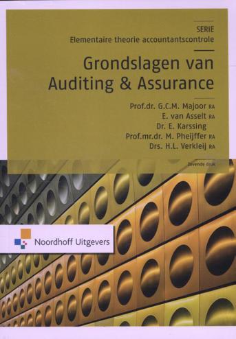 9789001862428 - Grondslagen van auditing en assurance