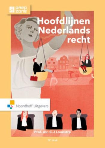 9789001862831 - Hoofdlijnen Nederlands recht incl. toegang tot Prepzone