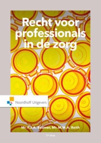 9789001863043 - Recht voor professionals in de zorg
