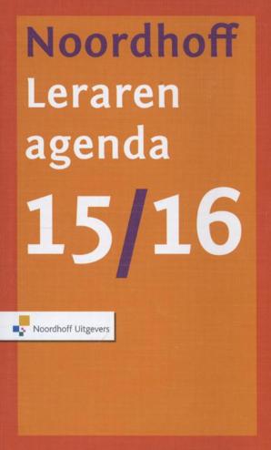 9789001866242 - Noordhoff lerarenagenda 2015-2016