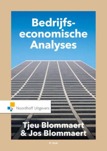 9789001867232 - Bedrijfseconomische Analyses incl. toegang tot Prepzone