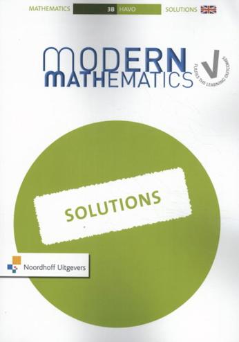 9789001876487 - Modern mathematics 10th edition 3h solutions part b