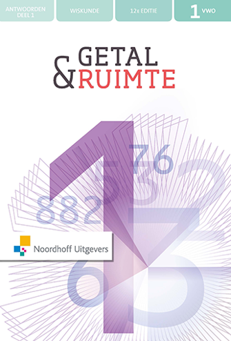 9789001882259 - Getal en ruimte (12e ed) 1v antwoordenboek deel 1
