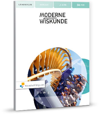 9789001883225 - Moderne wiskunde 12e editie 3v uitwerkingenboek deel a