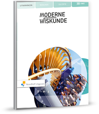 9789001883256 - Moderne wiskunde 12e editie 3v antwoordenboek deel b