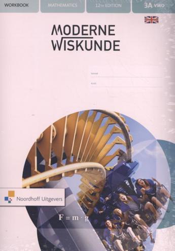 9789001883478 - Moderne Wiskunde 12e ed vwo English 3a + b werkboek