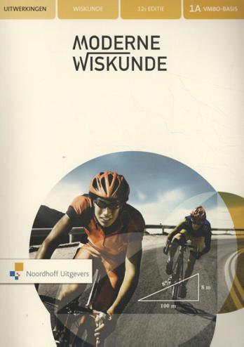 9789001883560 - Moderne wiskunde 12e editie 1 vmbo-b uitwerkingenboek dl a